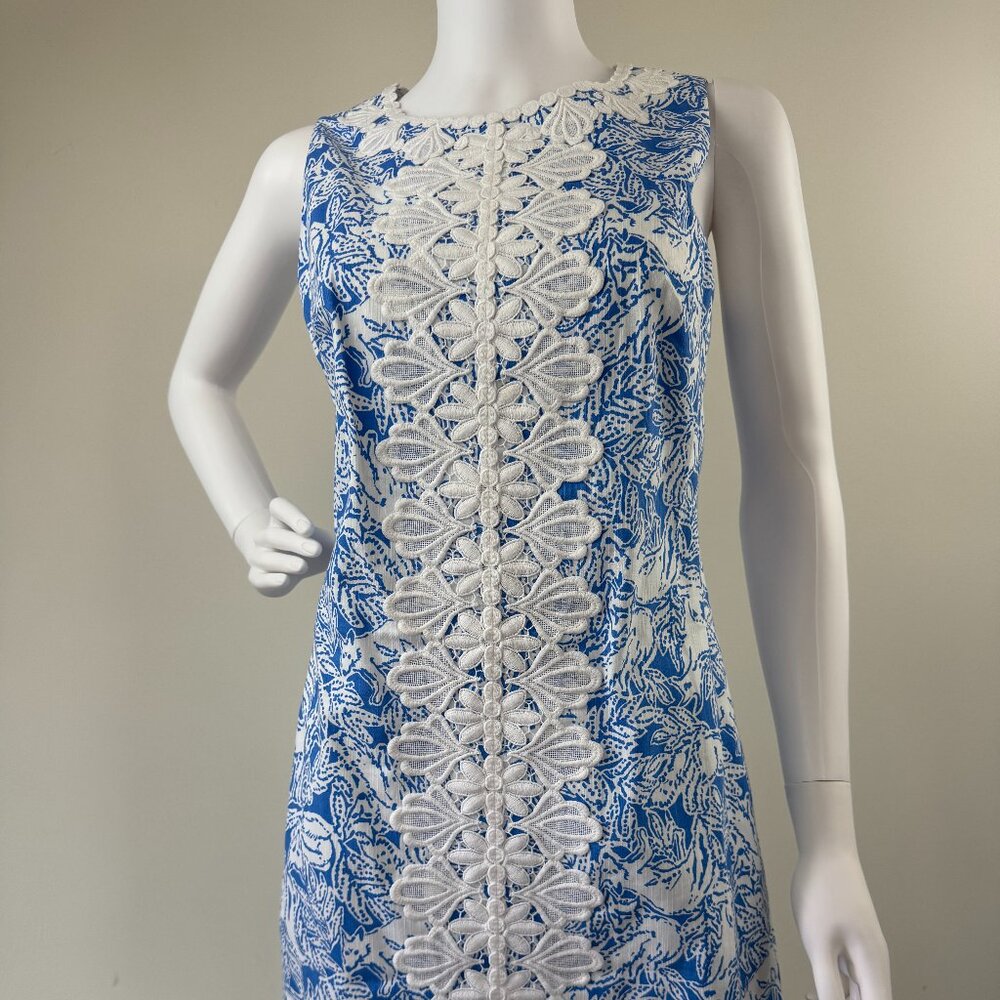 Lilly Pulitzer Abstract Floral Sleeveless Dress